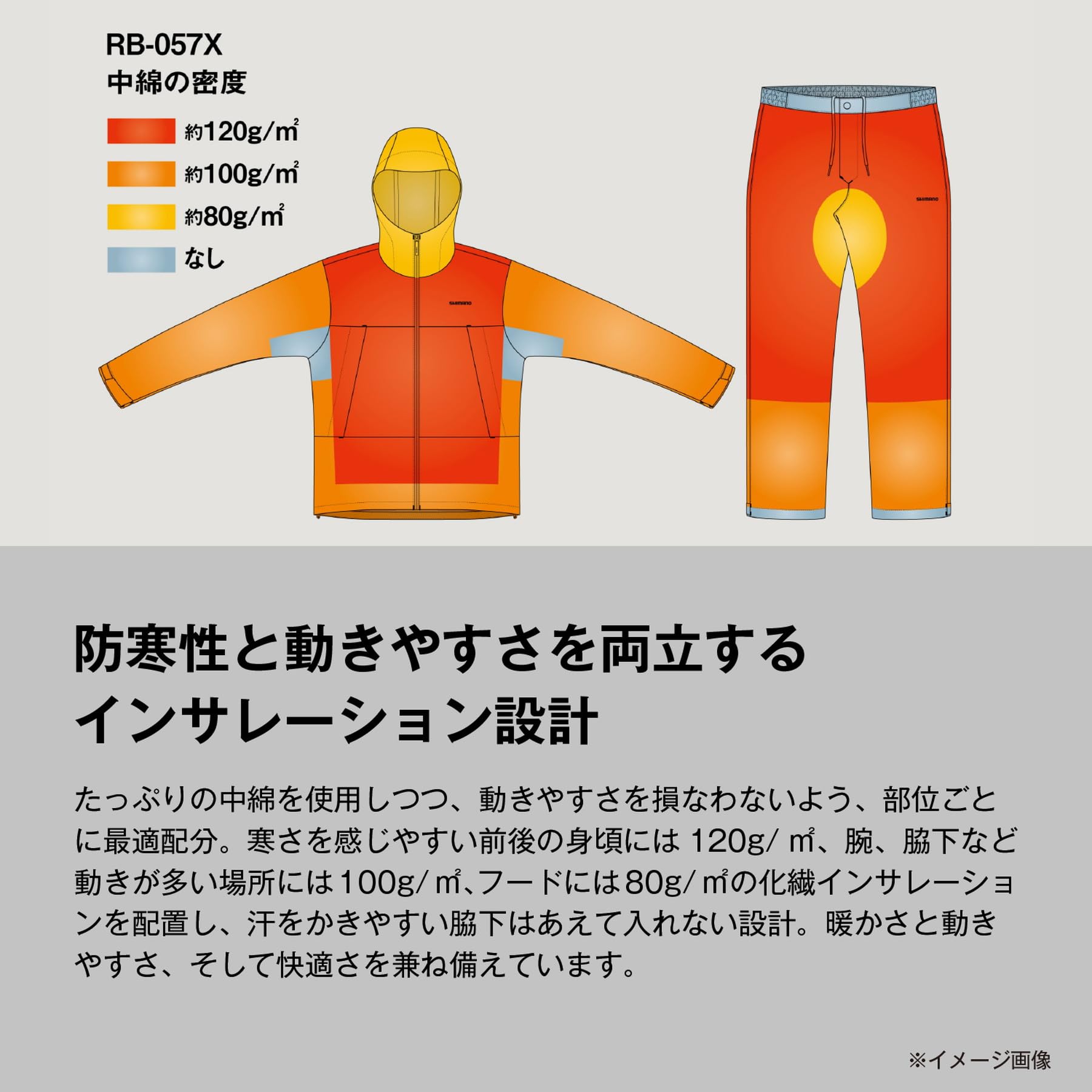 Amazon.co.jp: シマノ(SHIMANO) ベーシックインサレーション レイン